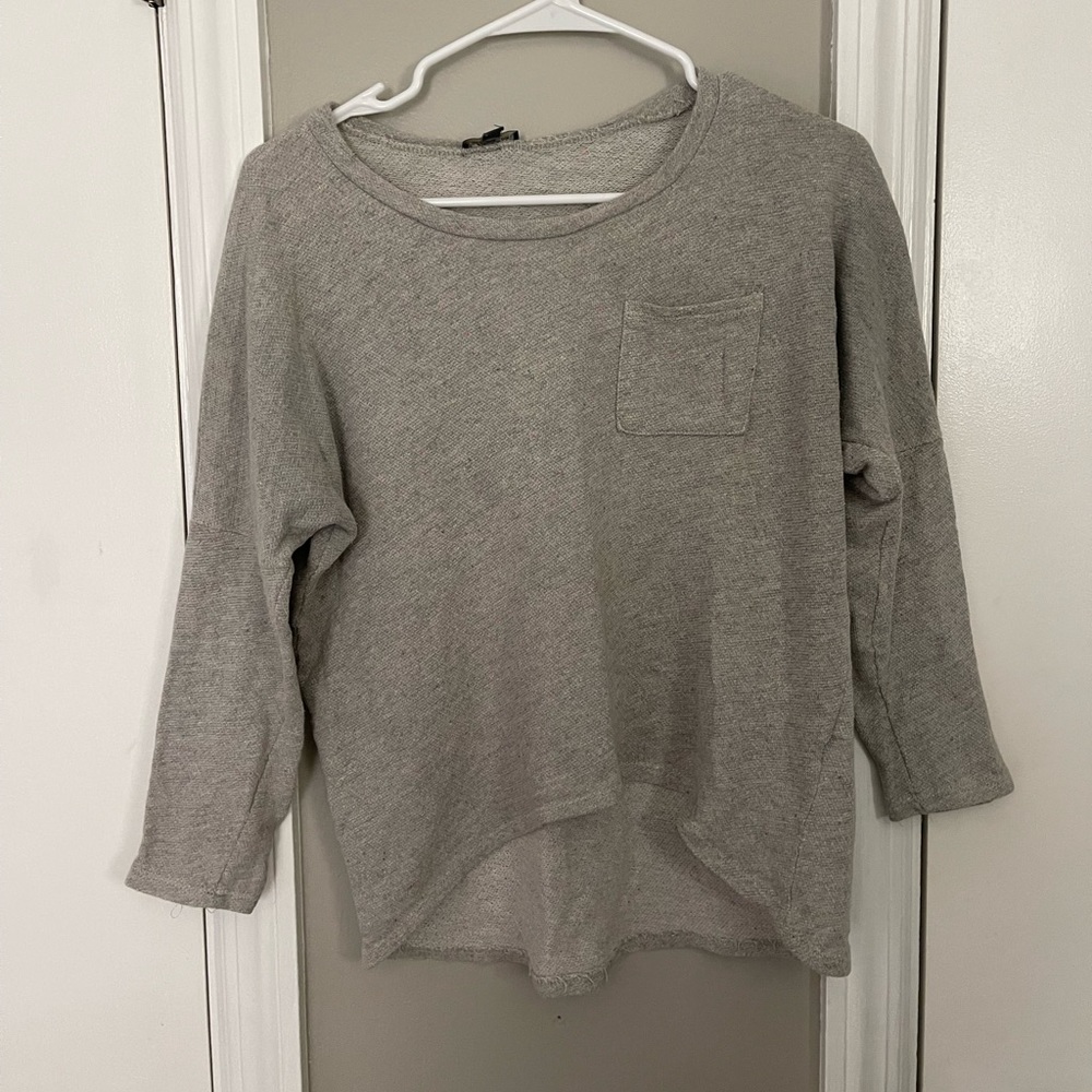 Rainbow Fleck Sweater with Pocket